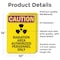 Signmission Radiation & Laser Sign, 14 in H x 10 in W, Vinyl Decal, Rectangle OS-2PACK-CR-D-1014-V-10250 - alternate 4